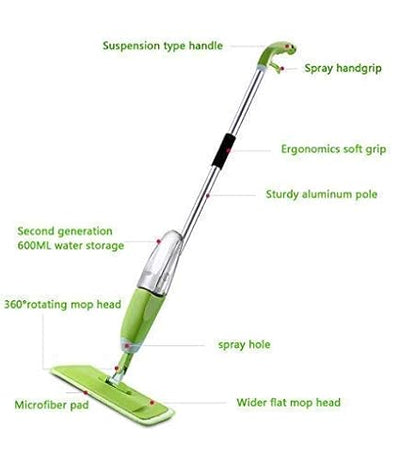 Automatic Mop Dry Home Cleaning Tools Wet and Dry Mop Reusable Microfiber Mop