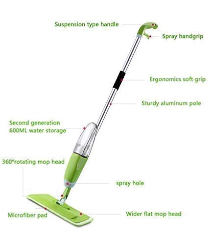 Automatic Mop Dry Home Cleaning Tools Wet and Dry Mop Reusable Microfiber Mop