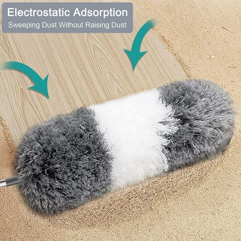 Cleaning Flexible Mop Duster for Quick and Easy Cleaning with Long Rod