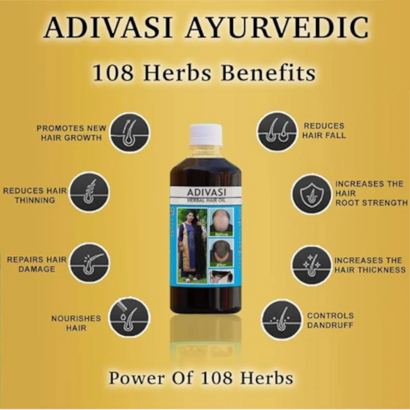 Adivasi Herbal Hair Oil 125ml